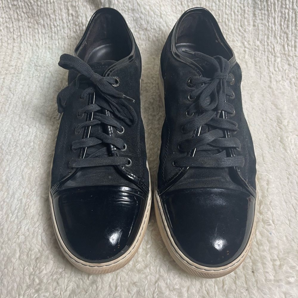 Lanvin Black and White Men's Sneakers